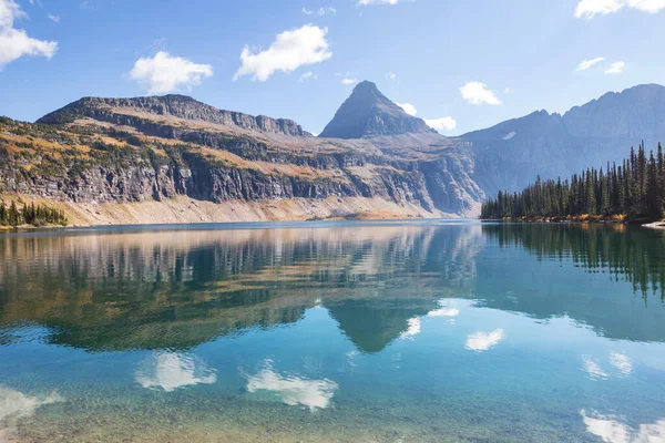 Gleccser Nemzeti Park Festői Sziklás Csúcsai Montana Usa Gyönyörű Természeti — Stock Fotó