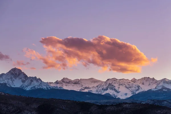 Colorado Abd Soğuk Sonbahar Sonları Sonbahar Sezonu Güzel Doğal Manzaralar — Stok fotoğraf