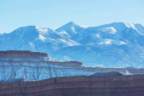 Utah Abd Kış Güzel Alışılmadık Manzaralar — Stok fotoğraf