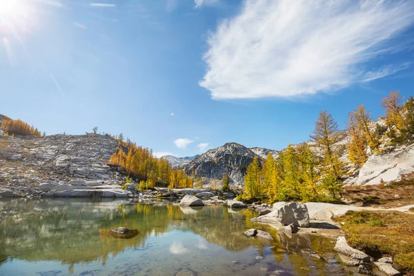 Schöne Alpine Seen Wildnis Washington Usa — Stockfoto