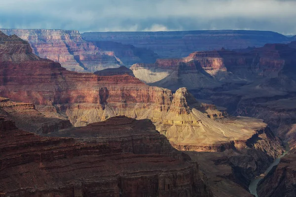 Malownicze Krajobrazy Wielkiego Kanionu Arizona Usa Piękne Naturalne Tło Widok — Zdjęcie stockowe