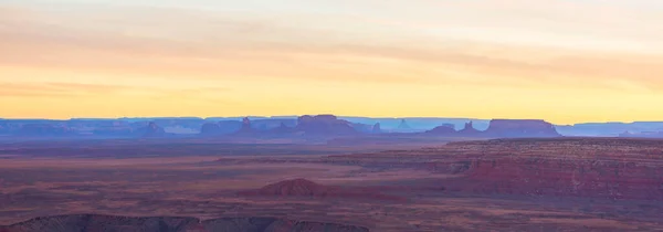 Monument Valley Paysages Lever Soleil Utah États Unis — Photo