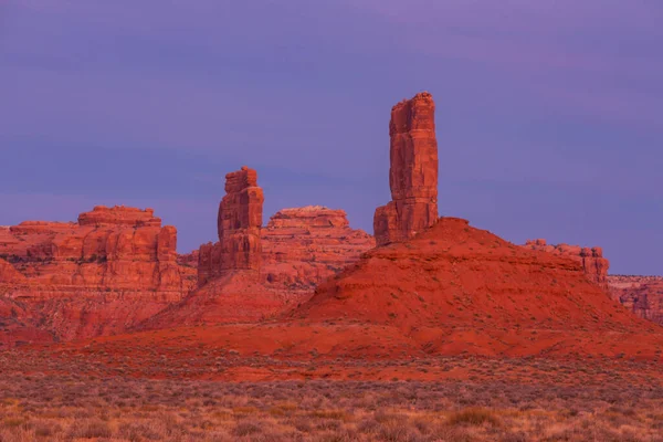 Valley Gods Rock Formation Monument Valley Sunrise — Stock Photo, Image