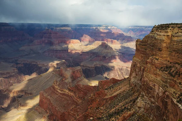 Picturesque Landscapes Grand Canyon Arizona Usa Beautiful Natural Background Sunrise — Stock Photo, Image