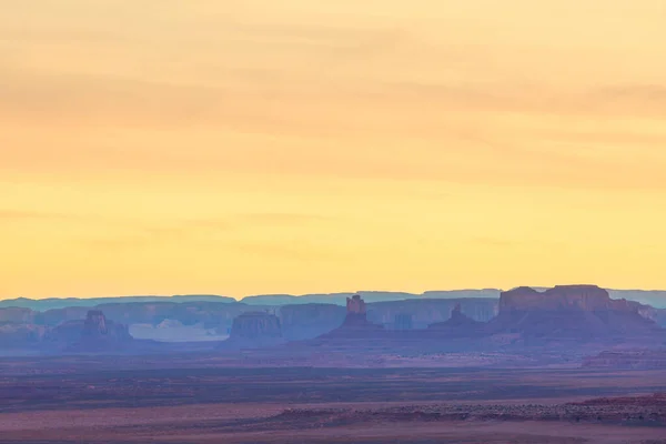 Monument Valley Landscapes Sunrise Utah Usa — Stock Photo, Image