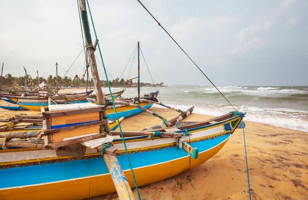 Fischerboot Strand Sri Lanka — Stockfoto