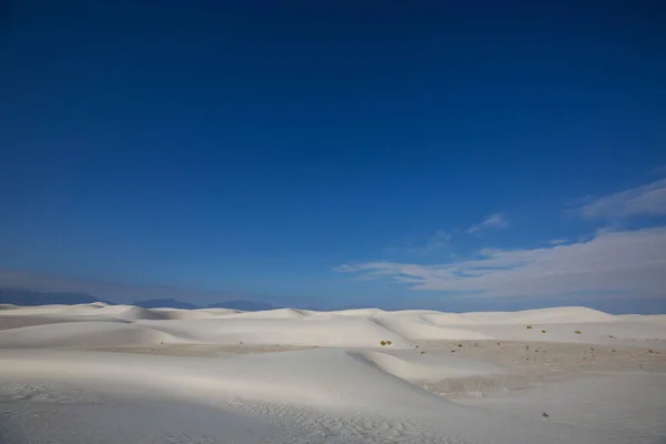 Ασυνήθιστα Φυσικά Τοπία Στο White Sands Dunes Στο Νέο Μεξικό — Φωτογραφία Αρχείου