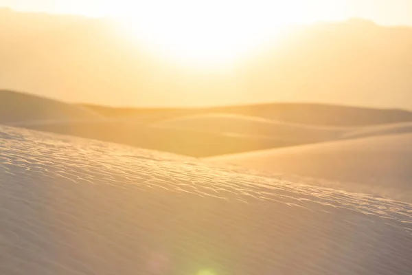 Bentang Alam Yang Tidak Biasa White Sands Dunes New Mexico — Stok Foto