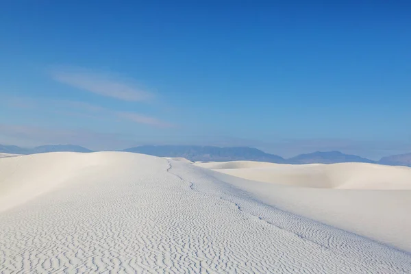 Ongebruikelijke Natuurlijke Landschappen White Sands Dunes New Mexico Verenigde Staten — Stockfoto