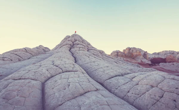 Vermilion Cliffs Nationaal Monument Landschappen Bij Zonsopgang Ongewoon Berglandschap Mooie — Stockfoto