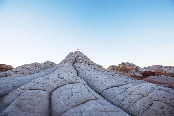 Vermilion Cliffs Nationalmonument Landskap Vid Soluppgången Ovanligt Bergslandskap Vacker Naturlig — Stockfoto