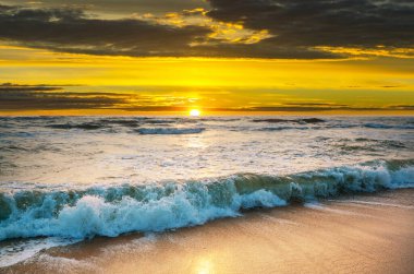 Sunset scene on the lake at sunset summer nature landscapes