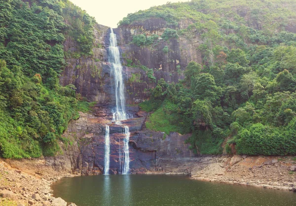 Prachtige Waterval Sri Lanka — Stockfoto