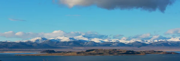Bella Scena Naturale Nelle Montagne Inizio Inverno Sierra Nevada Paesaggi — Foto Stock
