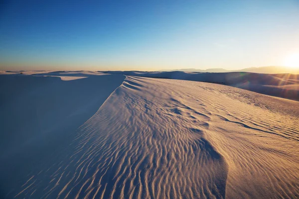 Paysages Naturels Insolites White Sands Dunes Nouveau Mexique États Unis — Photo