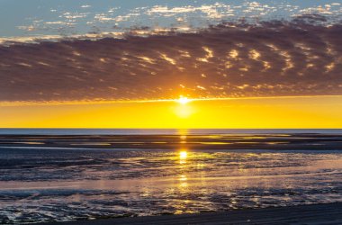 Doğal arkaplan için deniz batımı