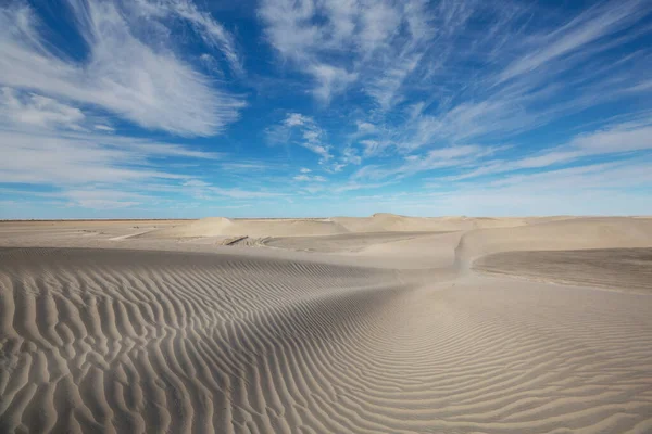 Dune Nisip Nealterate Deșertul Îndepărtat — Fotografie, imagine de stoc