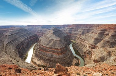 Goosenecks Eyalet Parkı Utah, ABD