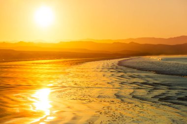 Doğal arkaplan için deniz batımı