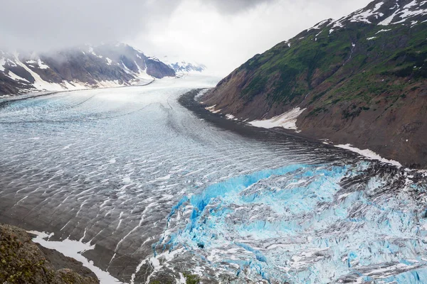 Льодовик Лосося Стюарті Канада — стокове фото
