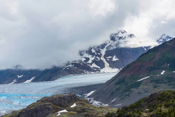 Laxglaciär Stewart Kanada — Stockfoto