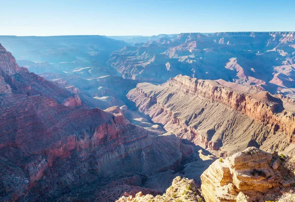 Picturesque Landscapes Grand Canyon Arizona Usa Beautiful Natural Background Sunrise — Stock Photo, Image