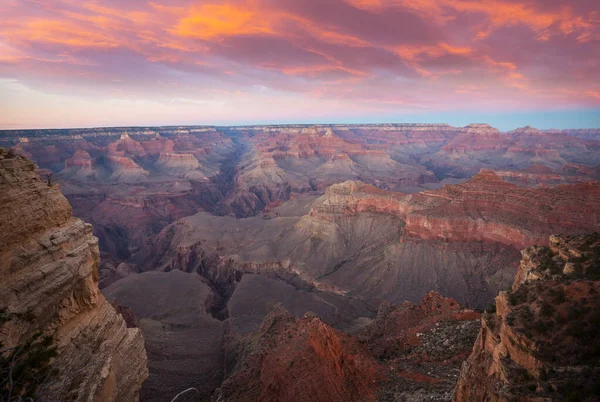 Pintorescos Paisajes Del Gran Cañón Arizona Hermoso Fondo Natural Vista —  Fotos de Stock