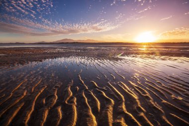 Doğal arkaplan için deniz batımı