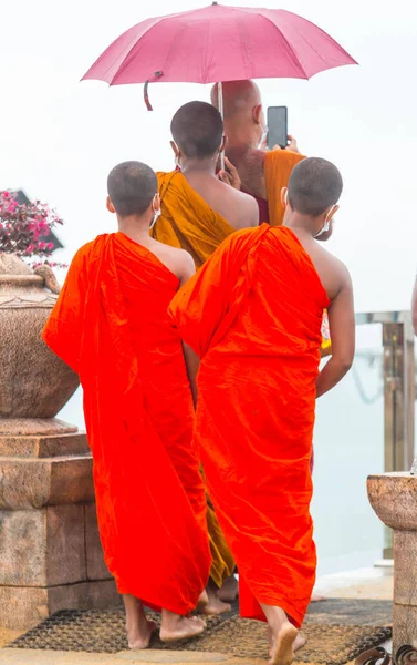 Monks Buddhist Monastery Nepal — Stock Photo, Image