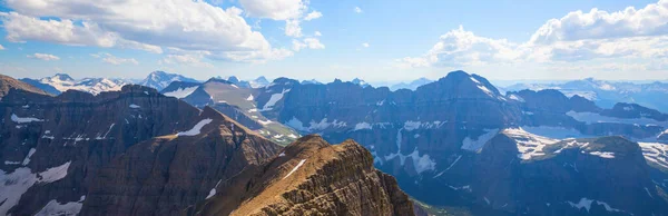 Picturesque Rocky Peaks Glacier Nasjonalpark Montana Usa Vakre Naturlandskap – stockfoto