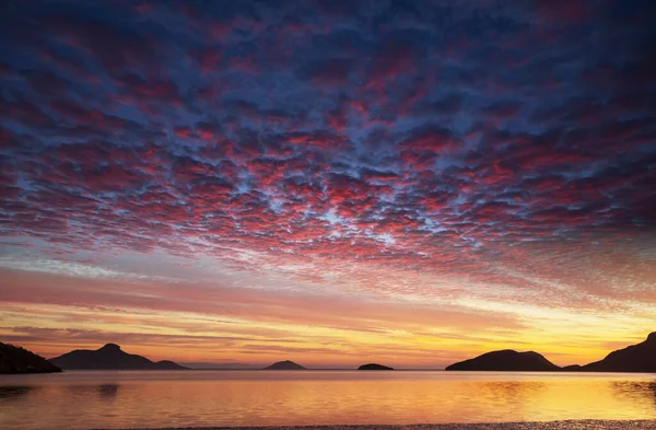 Amazing Coastline Sunrise Mexico — 图库照片