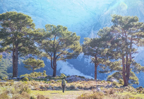 Прекрасні Природні Пейзажі Туреччині Лікійський Шлях Відомий Серед Туристів — стокове фото