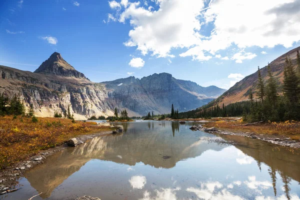 Живописные Скалистые Вершины Ледникового Национального Парка Монтана Сша Красивые Природные — стоковое фото