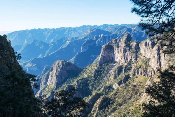 Beautiful High Mountains Barrancas Del Cobro Mexico — 图库照片