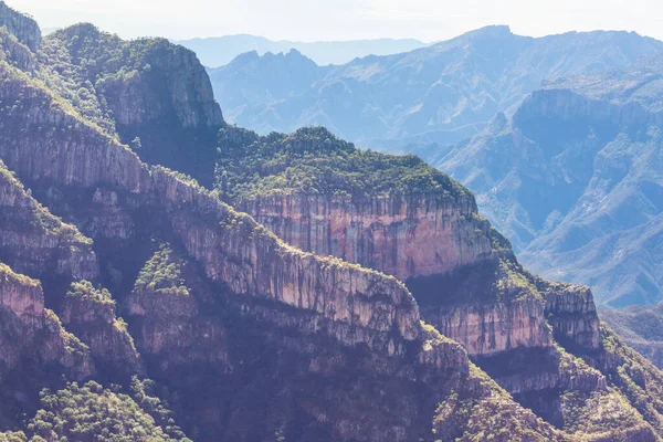 Beautiful High Mountains Barrancas Del Cobro Mexico — Stok fotoğraf