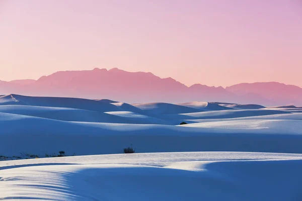 Необычные Природные Ландшафты Дюнах Белых Песков Нью Мексико Сша — стоковое фото