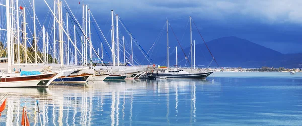 Yacht Mediterranean Coast Turkey — 图库照片