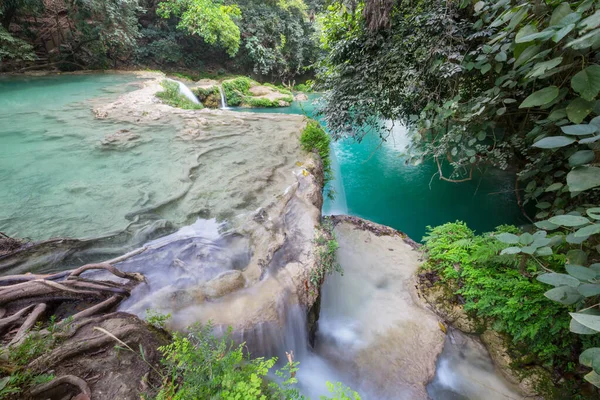 Hermosa Cascada Selva México — Foto de Stock