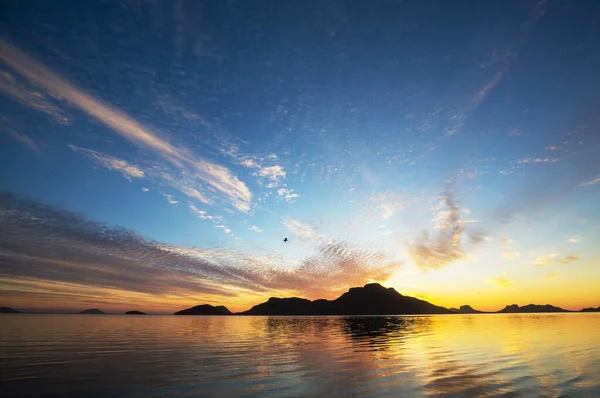 Niesamowite Wybrzeże Wschodzie Słońca Meksyku — Zdjęcie stockowe