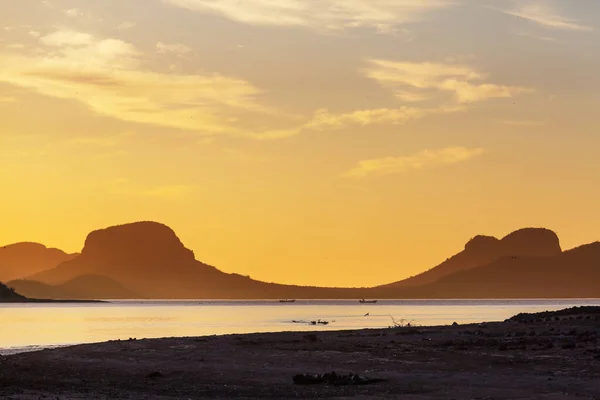 Amazing Coastline Sunrise Mexico — Stockfoto