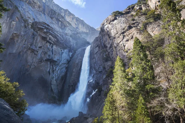 Caminhante Parque Nacional Yosemite Temporada Primavera Califórnia Eua — Fotografia de Stock
