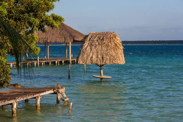Bacalar Lake Mexico – stockfoto