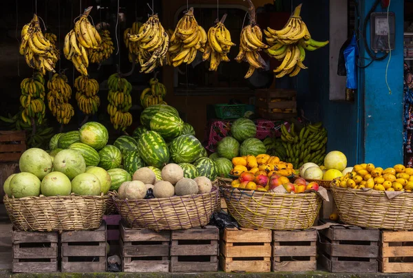 Mercado Frutas Calle — Foto de Stock