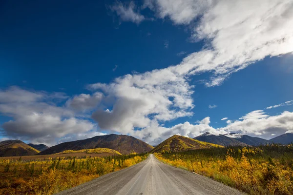 Rodovia Alasca Estados Unidos — Fotografia de Stock