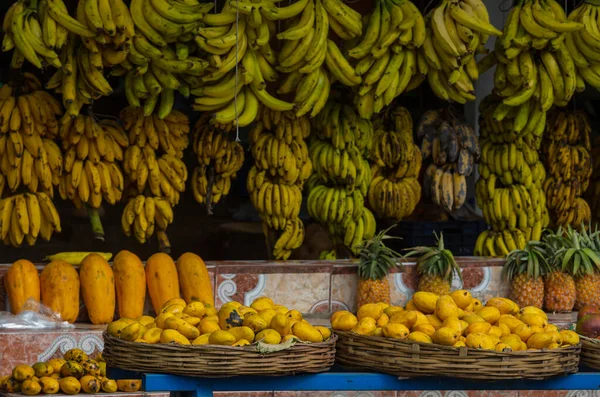 Mercado Frutas Rua — Fotografia de Stock