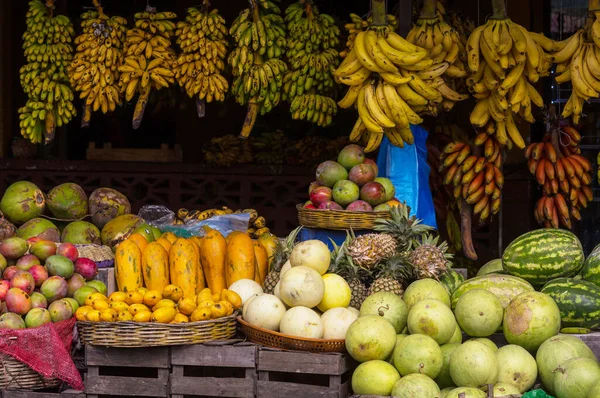 Mercado Frutas Calle — Foto de Stock