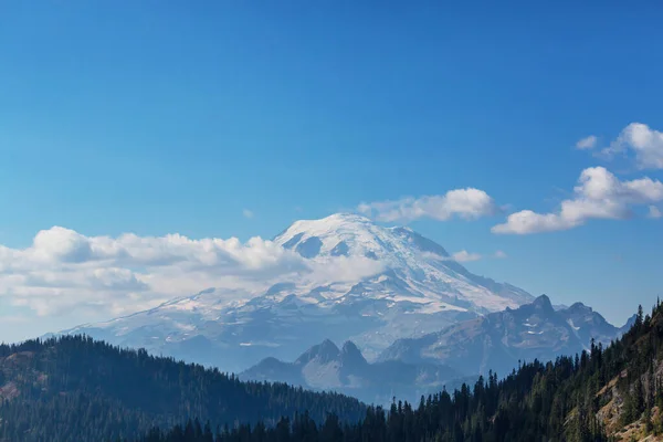 Parc National Mont Rainier Lever Soleil États Unis Washington — Photo