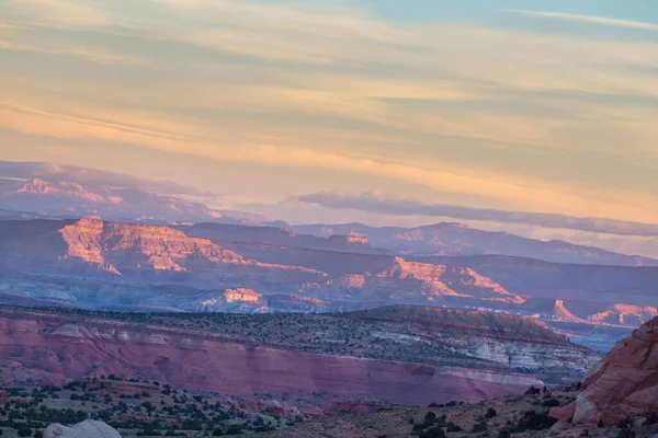 Sandsteinsformasjoner Utah Usa Vakre Uvanlige Landskap – stockfoto