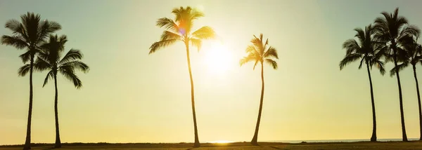 熱帯のビーチで美しい夏の風景 休暇の背景 — ストック写真