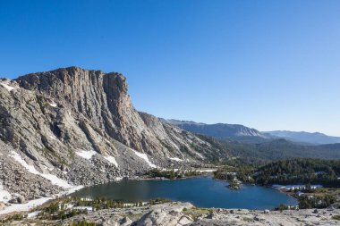 Hike in Wind River Range in Wyoming, USA. Summer season.